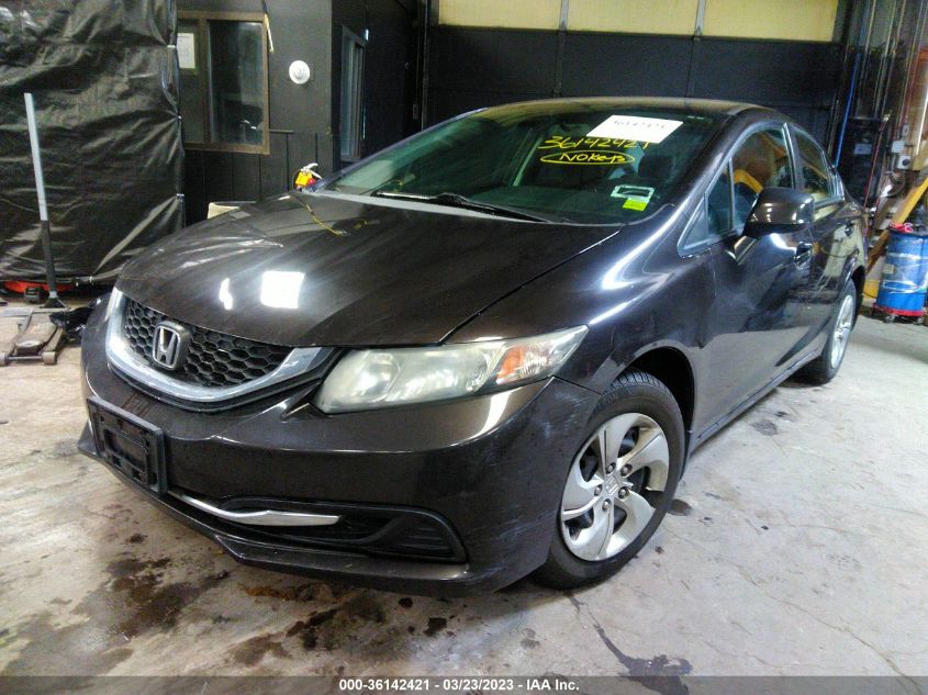 2013 HONDA CIVIC SDN LX - 2HGFB2F54DH575370