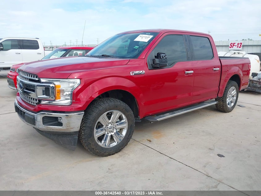 VIN 1FTEW1CP2LKD74136 2020 FORD F-150 XL/XLT/LARIAT