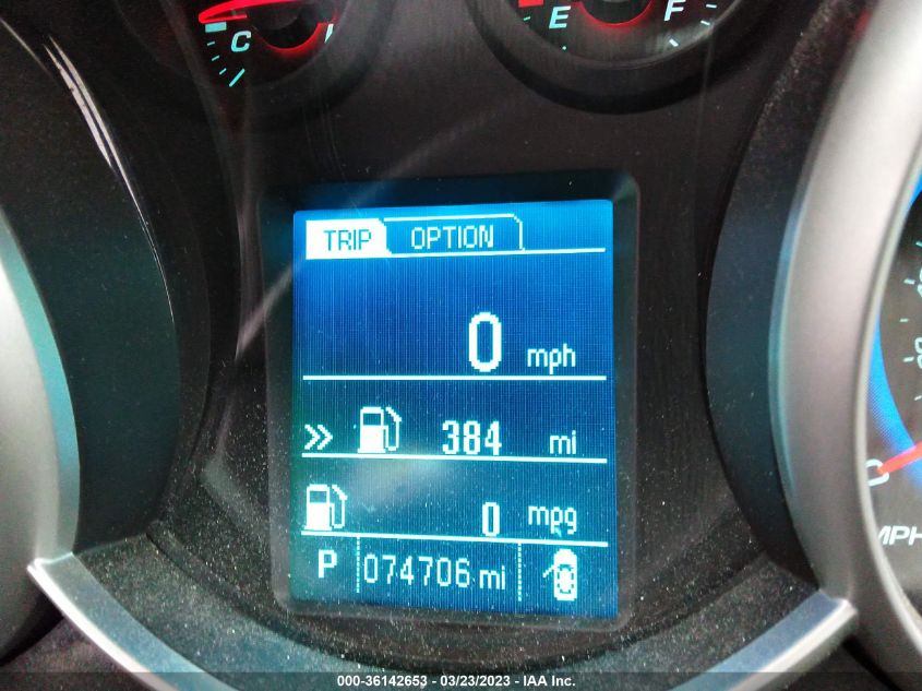 2016 CHEVROLET CRUZE LIMITED LT - 1G1PE5SB4G7189824