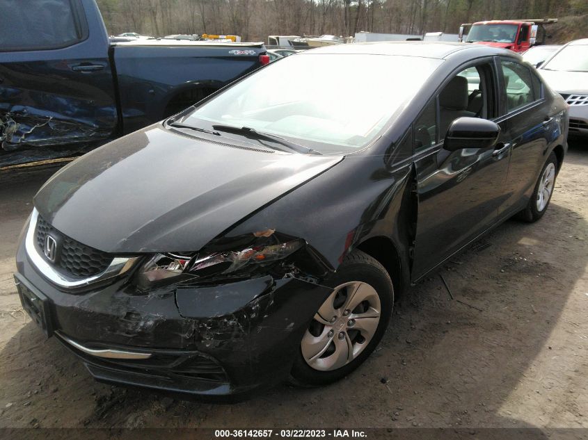2014 HONDA CIVIC SEDAN LX - 2HGFB2F52EH544653