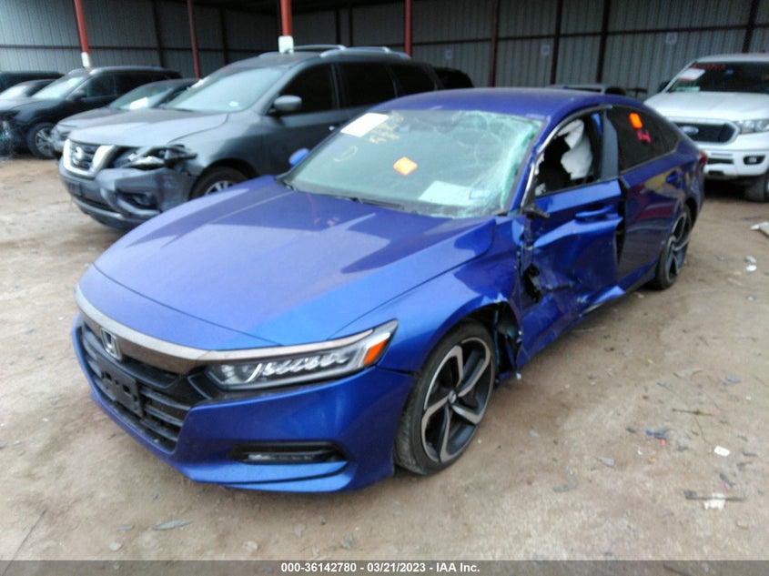 VIN 1HGCV1F33KA015547 2019 HONDA ACCORD SEDAN SPORT 1.5T