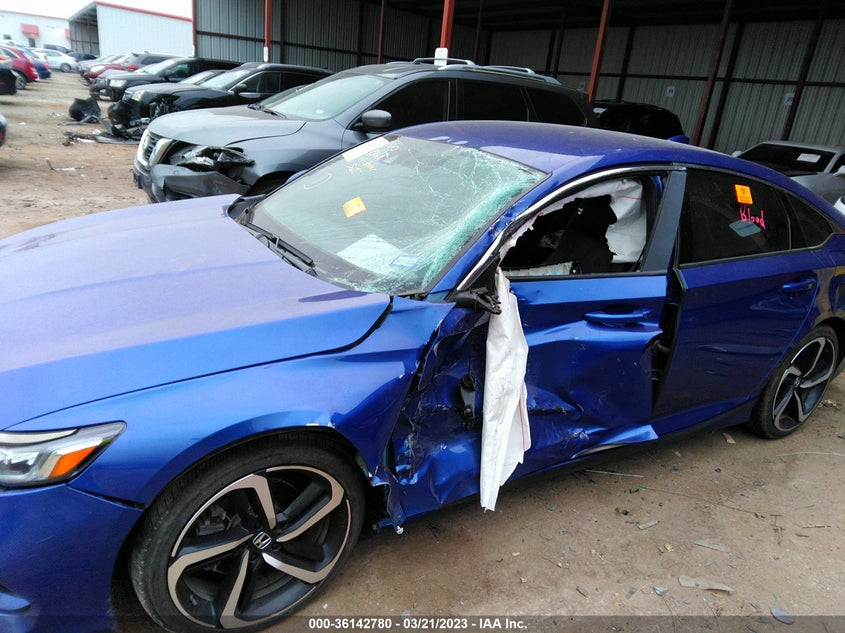 VIN 1HGCV1F33KA015547 2019 HONDA ACCORD SEDAN SPORT 1.5T