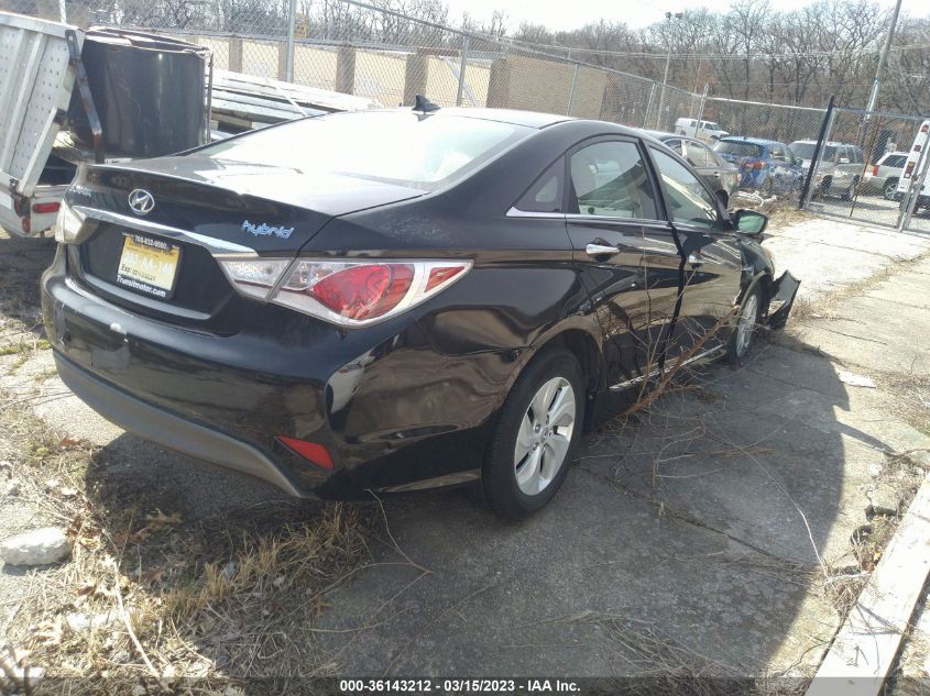 2013 HYUNDAI SONATA HYBRID - KMHEC4A49DA050753