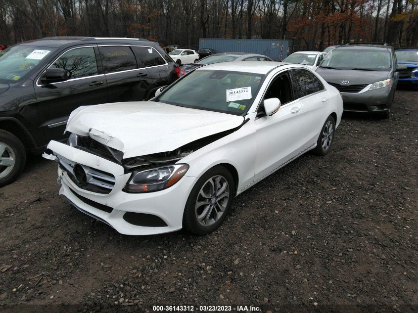 VIN 55SWF4JB2HU201183 2017 MERCEDES-BENZ C-CLASS C 300