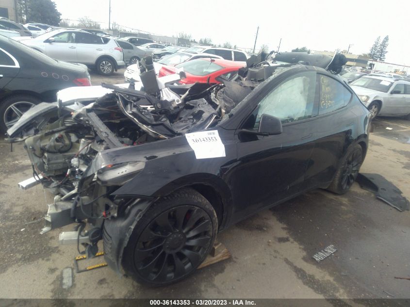2023 TESLA MODEL Y PERFORMANCE - 7SAYGDEF0PF601992