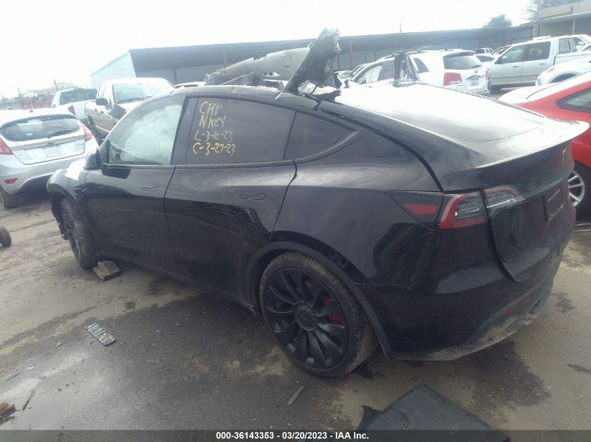 2023 TESLA MODEL Y PERFORMANCE - 7SAYGDEF0PF601992