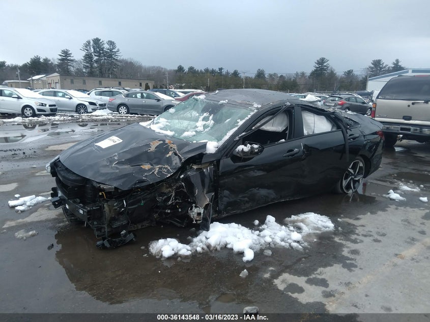 VIN KMHLS4AG1PU424098 2023 HYUNDAI ELANTRA SEL