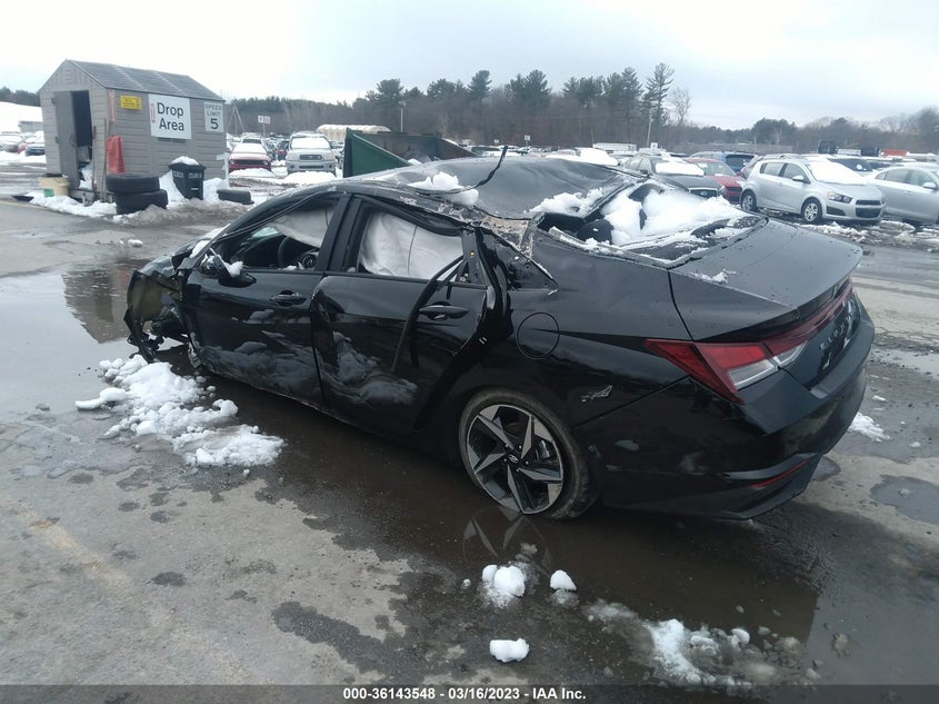 VIN KMHLS4AG1PU424098 2023 HYUNDAI ELANTRA SEL