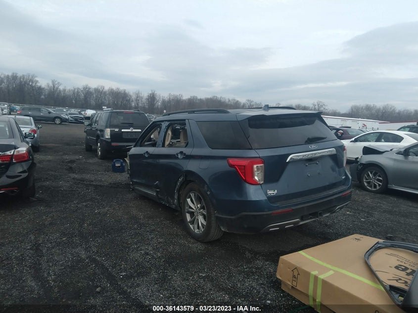 VIN 1FMSK8DH1LGC23995 2020 FORD EXPLORER XLT