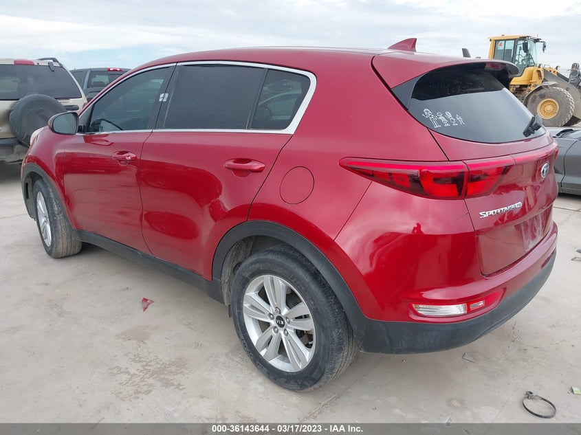 VIN KNDPM3AC2H7205643 2017 KIA SPORTAGE LX