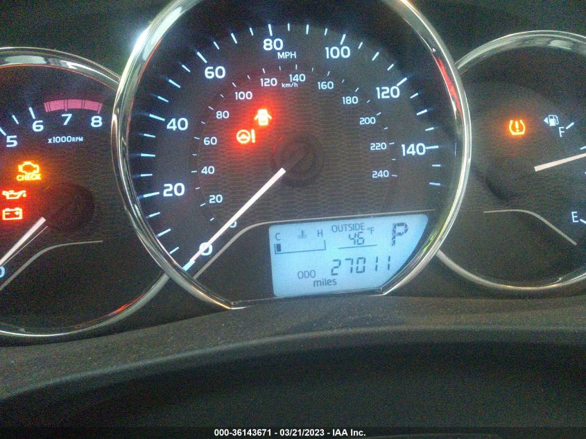 2015 TOYOTA COROLLA L/LE/S/S PLUS/LE PLUS - 5YFBURHE7FP337586