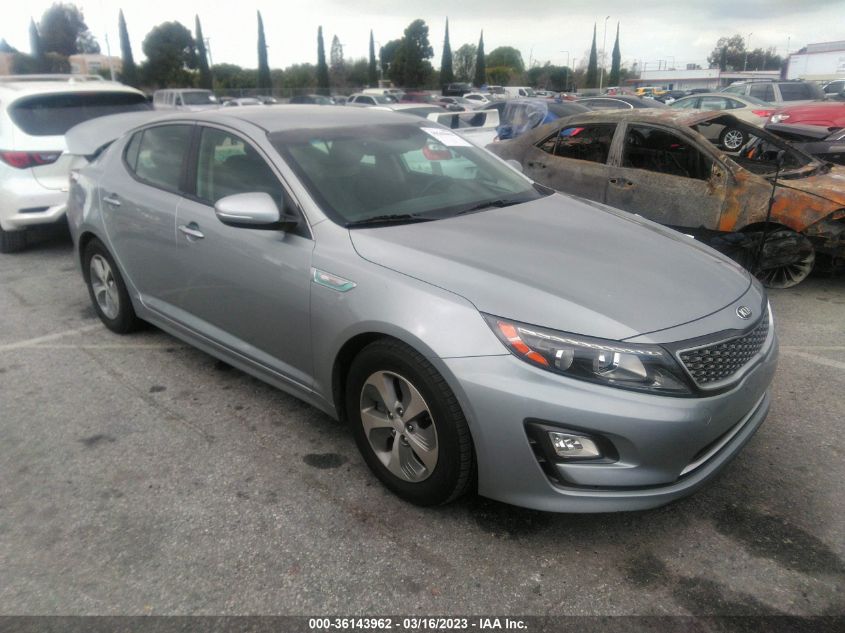 2015 KIA OPTIMA HYBRID - KNAGM4AD2F5082995