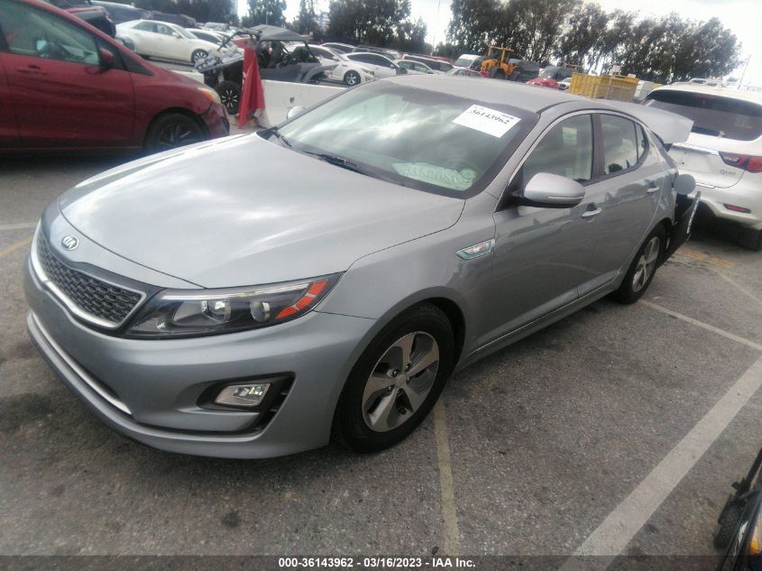 2015 KIA OPTIMA HYBRID - KNAGM4AD2F5082995
