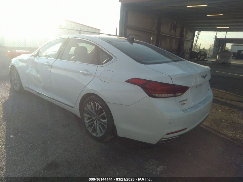 2017 GENESIS G80 3.8L - KMHGN4JE3HU172511