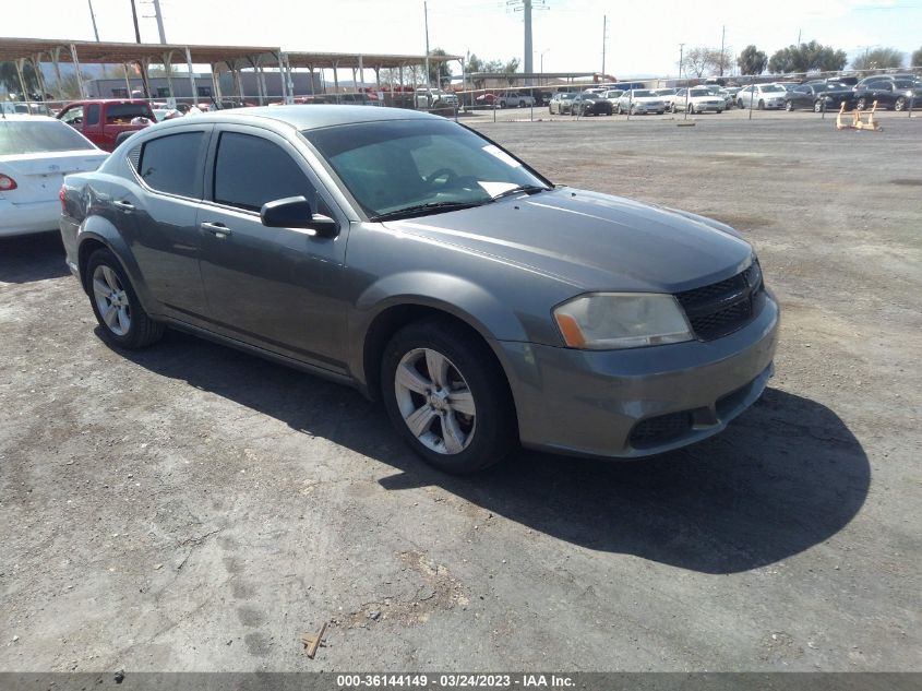 2013 DODGE AVENGER SE V6 - 1C3CDZAG7DN749330