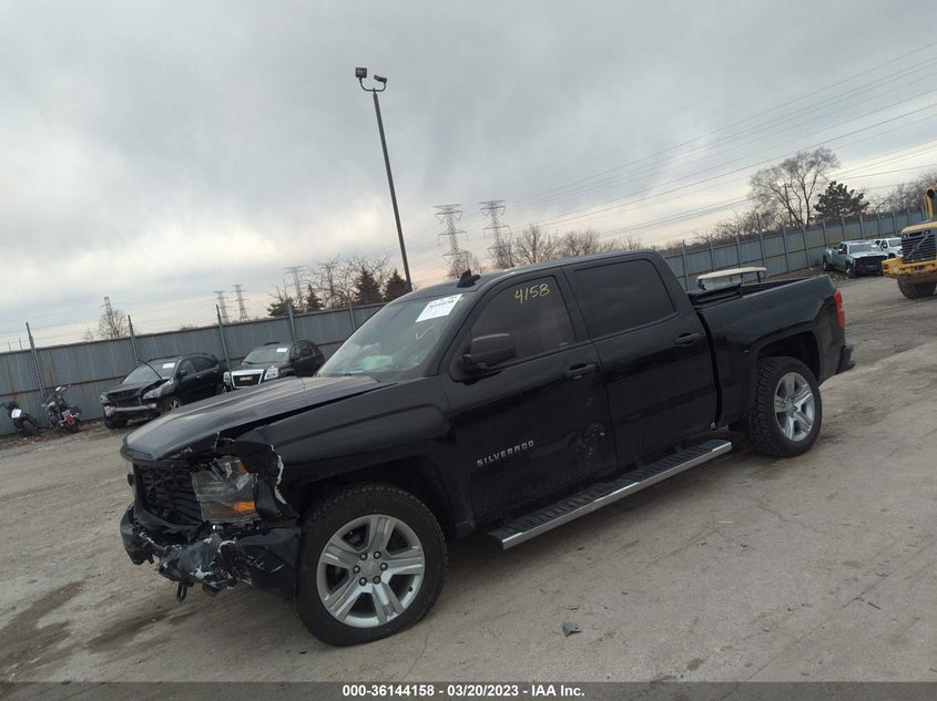 VIN 3GCPCPEH1JG272292 2018 CHEVROLET SILVERADO 1500 CUSTOM