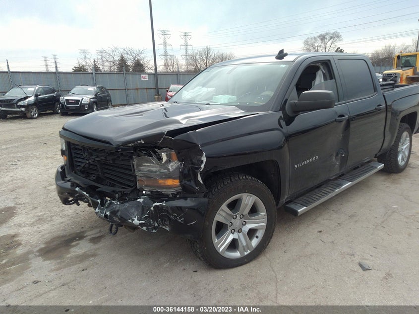 VIN 3GCPCPEH1JG272292 2018 CHEVROLET SILVERADO 1500 CUSTOM