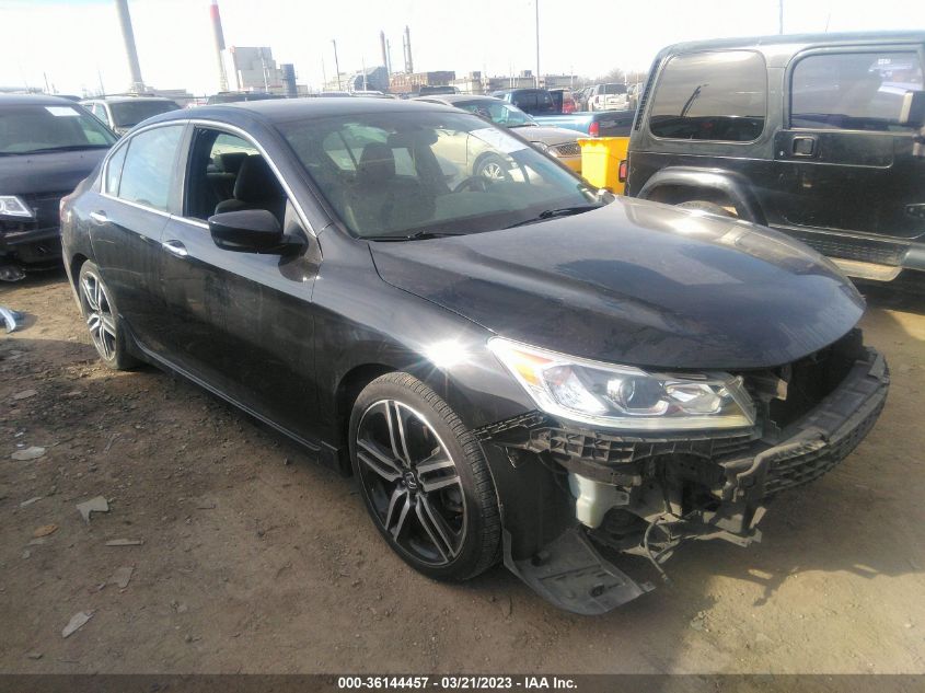 2017 HONDA ACCORD SEDAN SPORT SE - 1HGCR2F14HA250766
