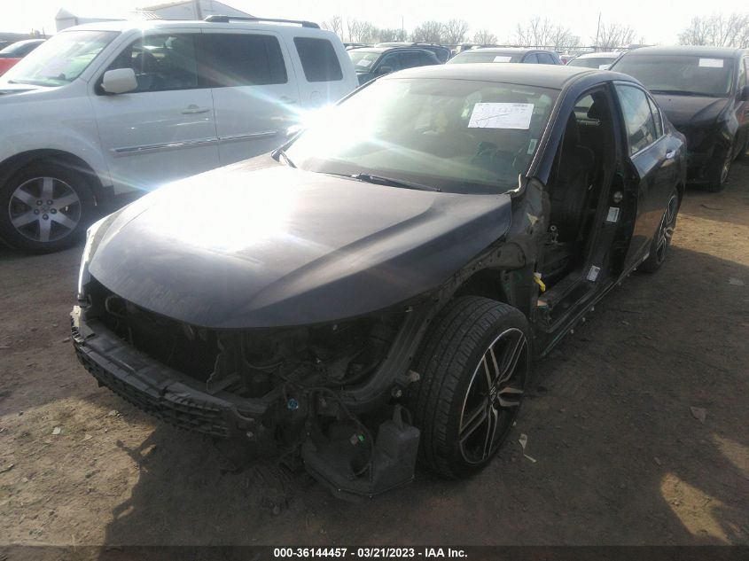 2017 HONDA ACCORD SEDAN SPORT SE - 1HGCR2F14HA250766