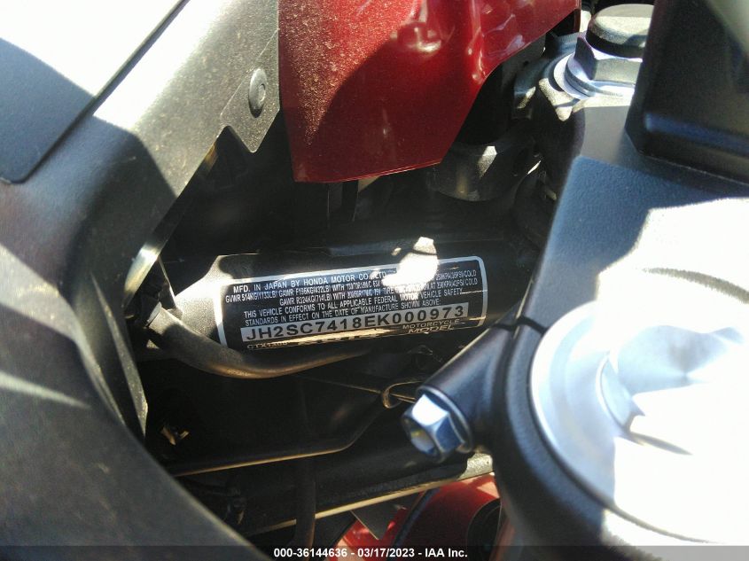2014 HONDA CTX1300 JH2SC7418EK000973
