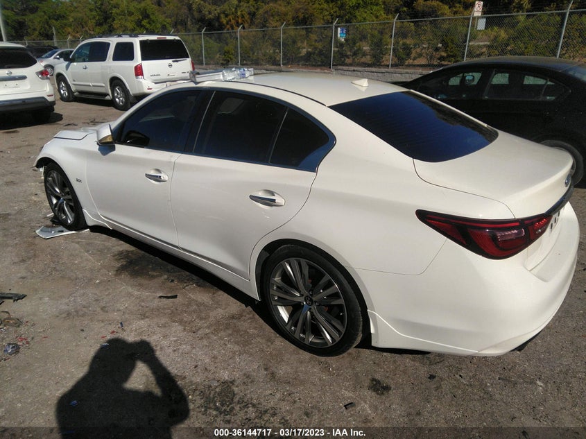VIN JN1EV7AP4JM357741 2018 INFINITI Q50 3.0T SPORT
