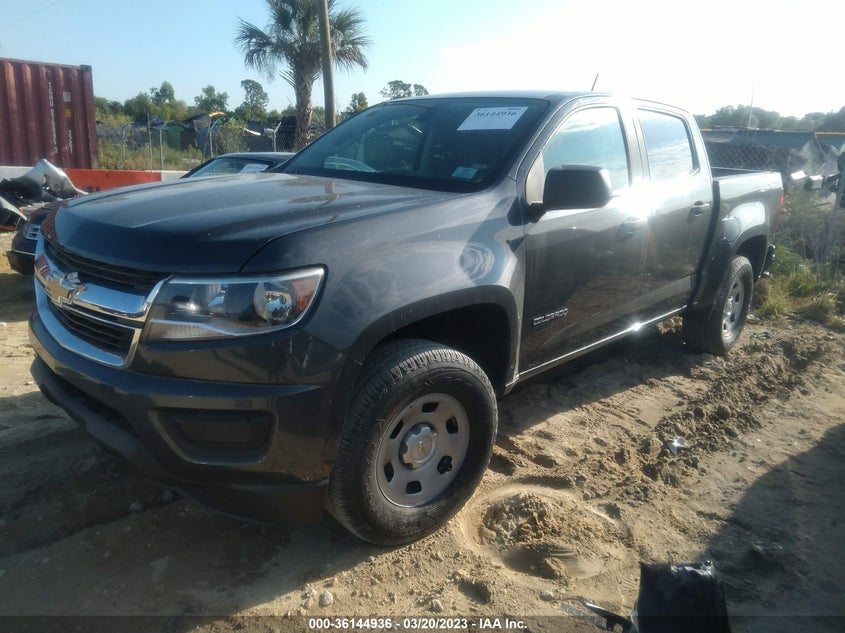 VIN 1GCGSBEN6H1207958 2017 CHEVROLET COLORADO 2WD WT