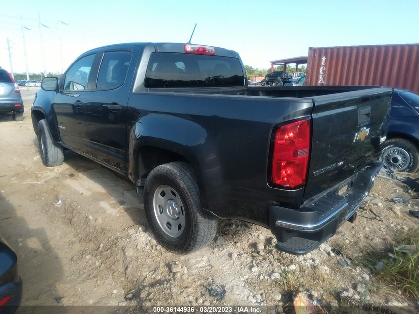 VIN 1GCGSBEN6H1207958 2017 CHEVROLET COLORADO 2WD WT