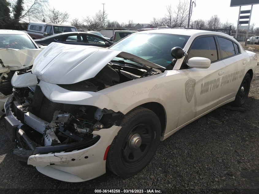 VIN 2C3CDXAG3JH210583 2018 DODGE CHARGER POLICE