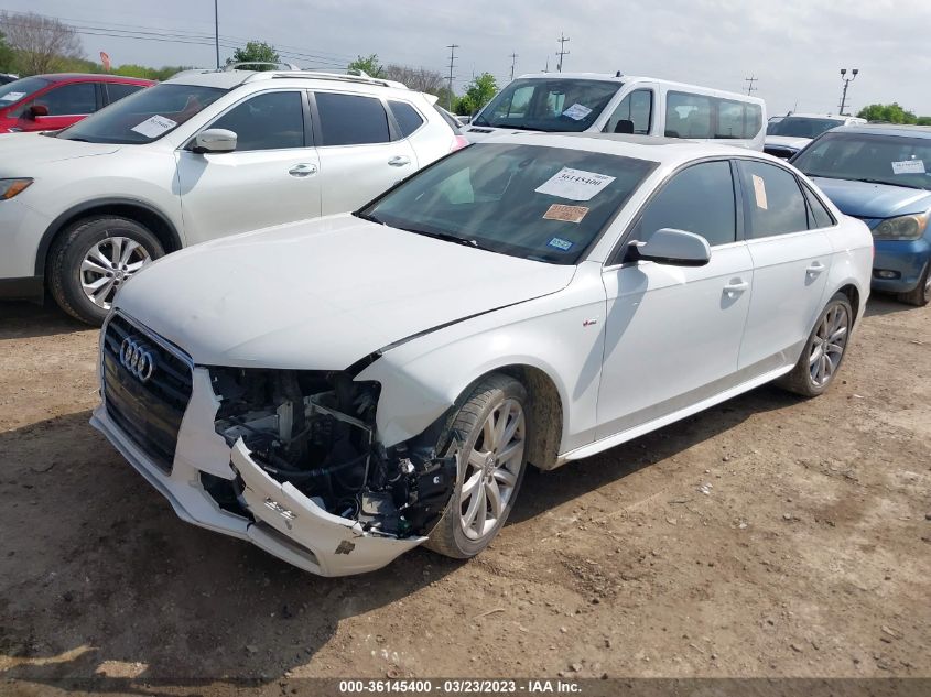 2014 AUDI A4 PREMIUM - WAUBFAFL9EN026330