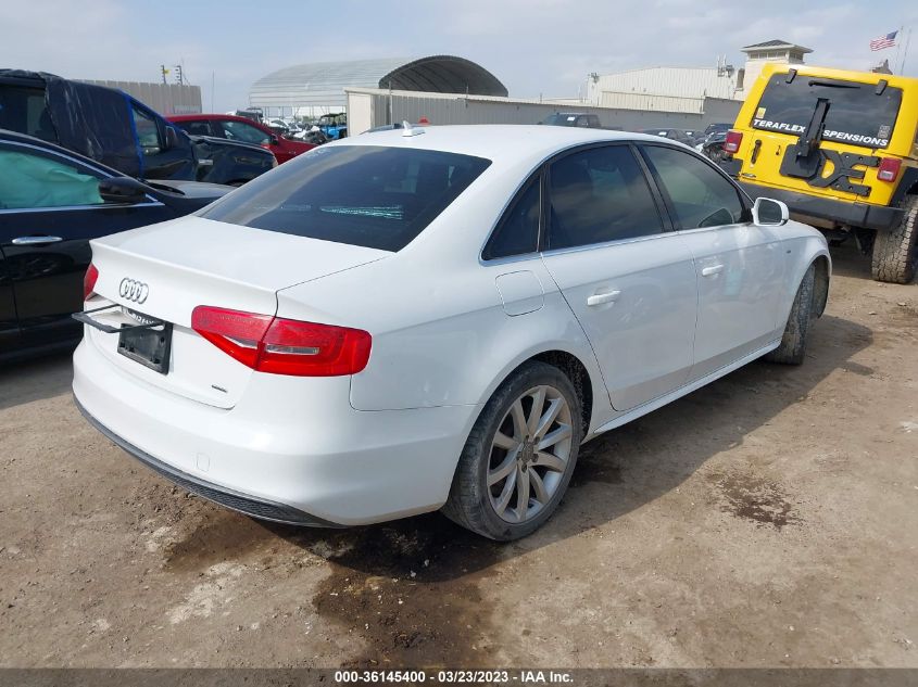 2014 AUDI A4 PREMIUM - WAUBFAFL9EN026330