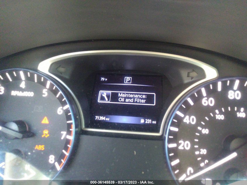 2017 NISSAN ALTIMA 2.5 SR - 1N4AL3AP9HC216387