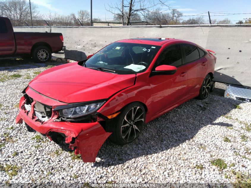 2018 HONDA CIVIC SI SEDAN - 2HGFC1E57JH710300