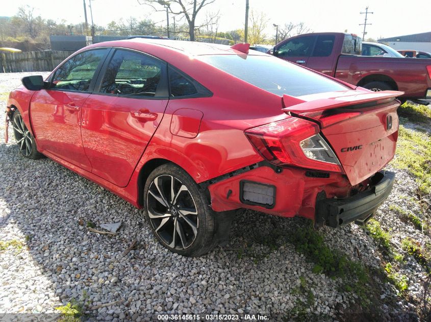 2018 HONDA CIVIC SI SEDAN - 2HGFC1E57JH710300