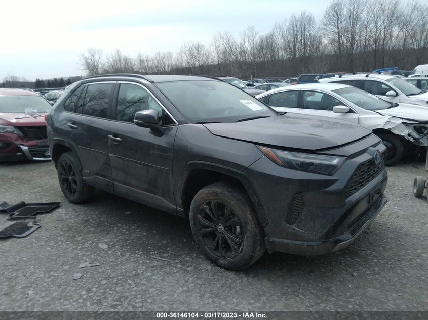 VIN 4T3T6RFV5NU102013 2022 TOYOTA RAV4 HYBRID SE