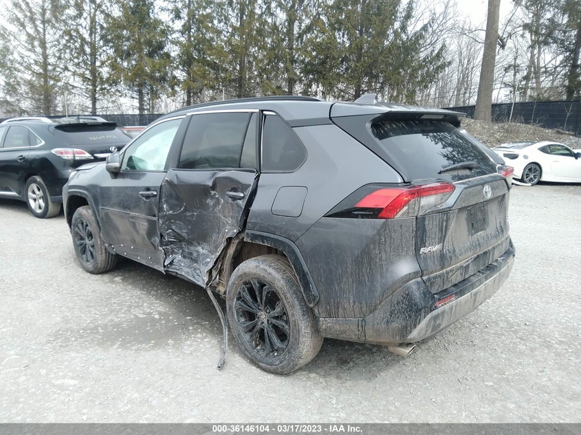VIN 4T3T6RFV5NU102013 2022 TOYOTA RAV4 HYBRID SE