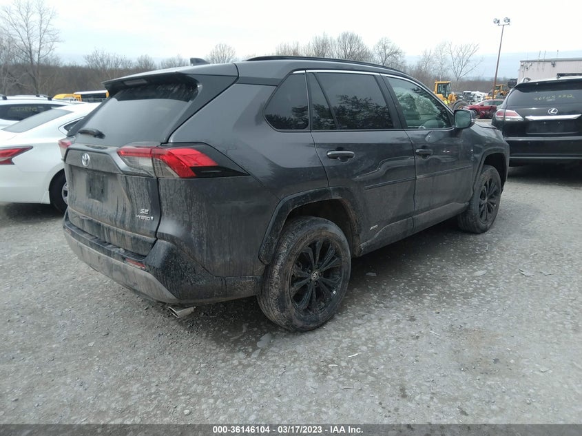 VIN 4T3T6RFV5NU102013 2022 TOYOTA RAV4 HYBRID SE
