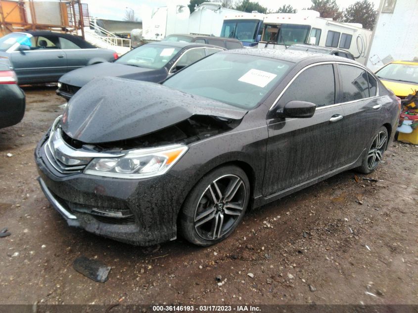 2017 HONDA ACCORD SEDAN SPORT SE - 1HGCR2F10HA201578
