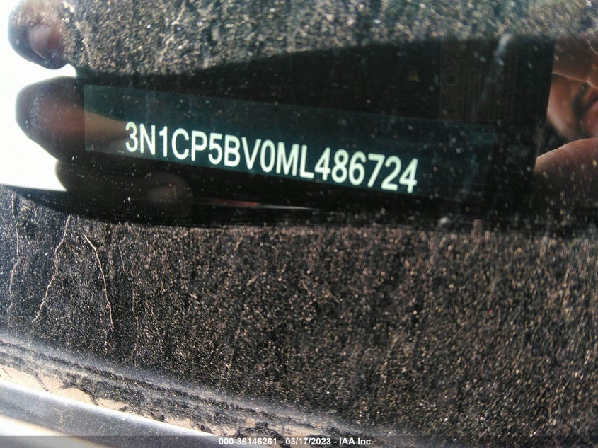 VIN 3N1CP5BV0ML486724 2021 NISSAN KICKS S