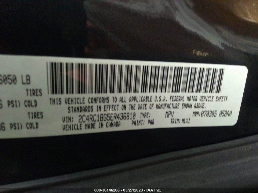 2014 CHRYSLER TOWN & COUNTRY TOURING - 2C4RC1BG5ER436810