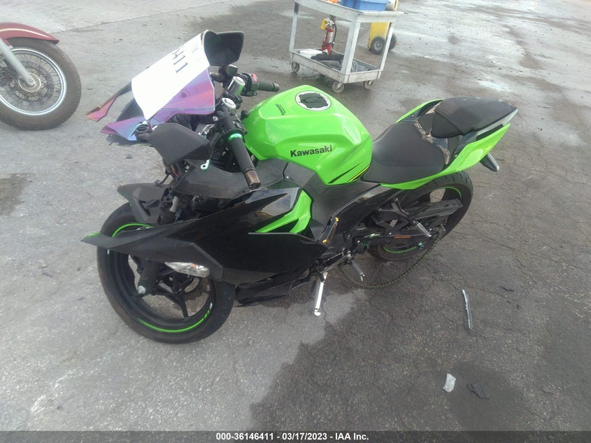 VIN JKAEXKG16JDA06176 2018 KAWASAKI EX400