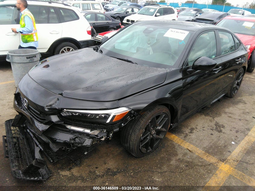 VIN 2HGFE2F56PH500908 2023 HONDA CIVIC SEDAN SPORT
