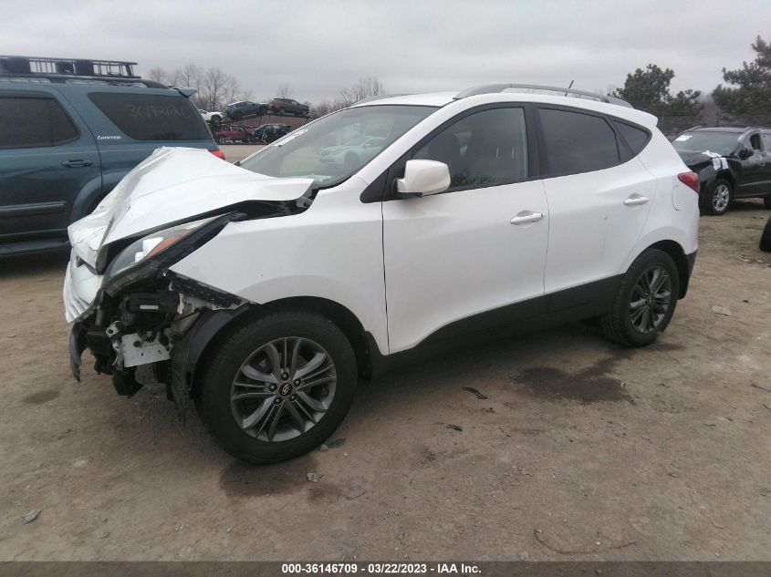 2014 HYUNDAI TUCSON SE - KM8JU3AGXEU858884