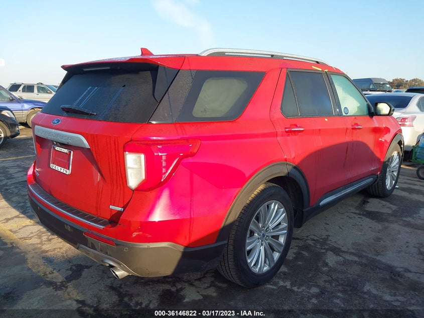 VIN 1FMSK7FH6LGA16574 2020 FORD EXPLORER LIMITED