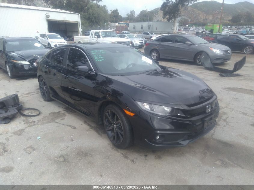 2020 HONDA CIVIC SEDAN SPORT - 19XFC2F85LE208882