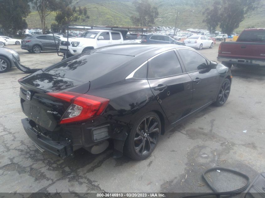 2020 HONDA CIVIC SEDAN SPORT - 19XFC2F85LE208882