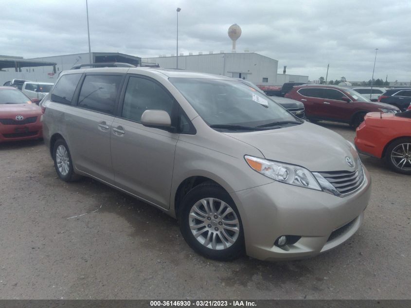 2016 TOYOTA SIENNA XLE/XLE AAS/LTD - 5TDYK3DC5GS709517