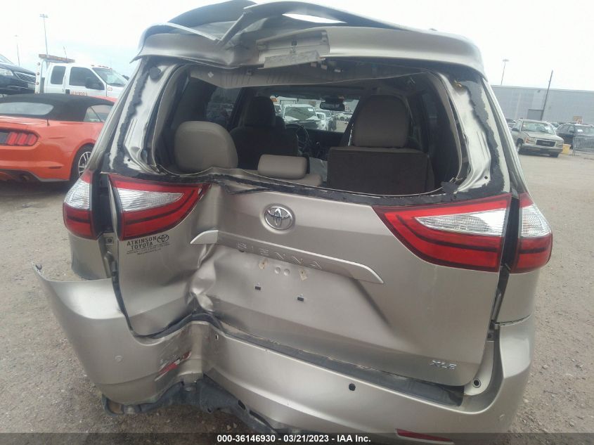 2016 TOYOTA SIENNA XLE/XLE AAS/LTD - 5TDYK3DC5GS709517