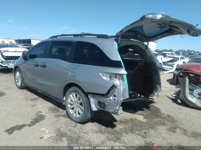 VIN 5FNRL6H23LB018795 2020 HONDA ODYSSEY LX