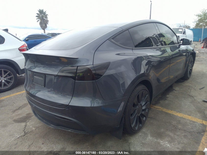 VIN 7SAYGDEF6NF514630 2022 TESLA MODEL Y PERFORMANCE