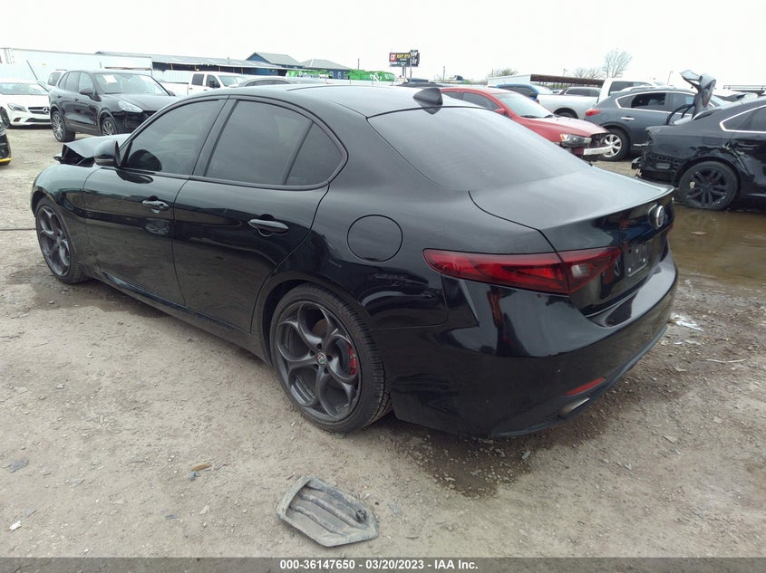 VIN ZARFAMBN5K7605669 2019 ALFA ROMEO GIULIA TI SPORT